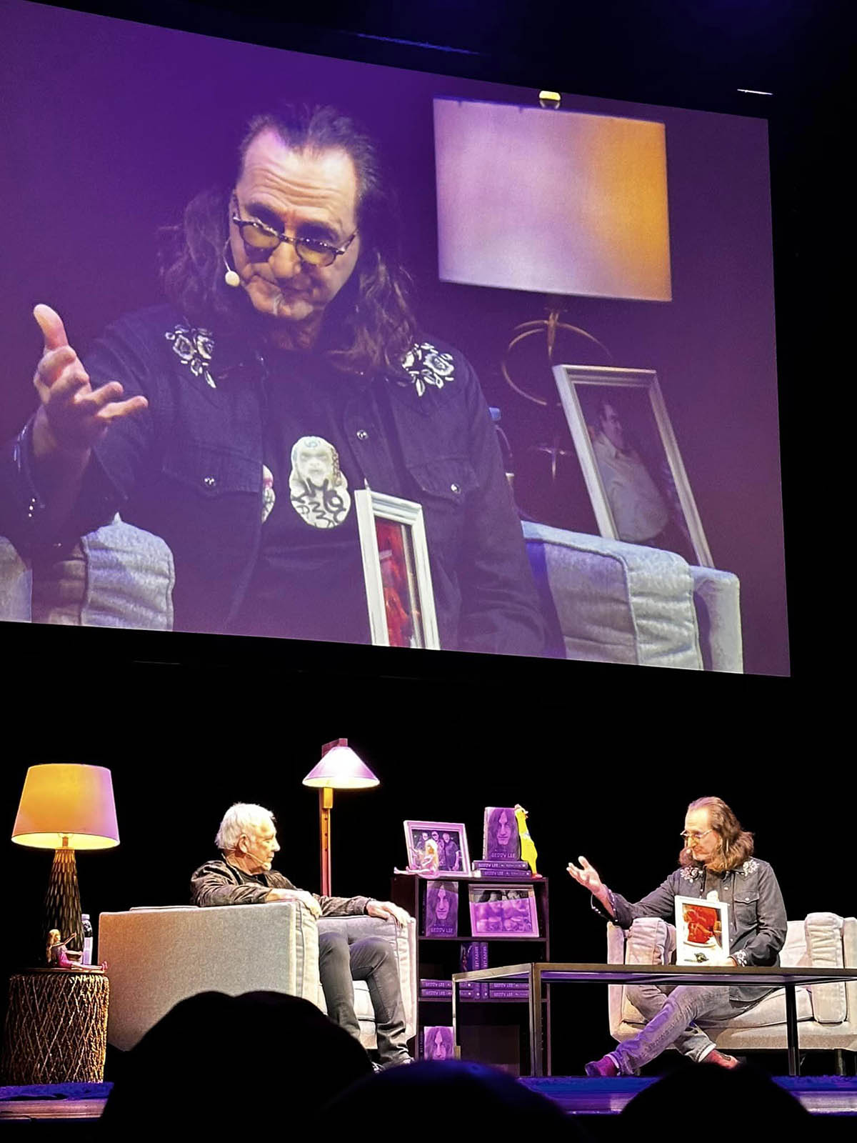 Geddy Lee 'My Effin' Life In Conversation' Tour Pictures - Massey Hall - Toronto, Ontario, Canada 12/7/2023